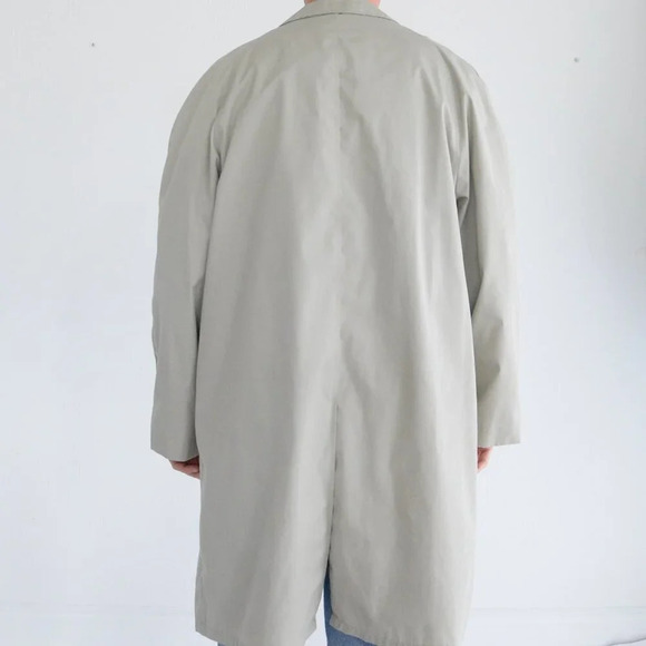 Vintage Sears "Perma-Prest" Tan with Checker  Liner made in U.S.A. - Picture 4 of 14